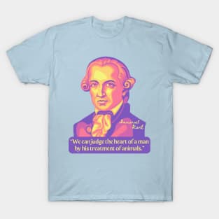 Emmanuel Kant Portrait and Quote T-Shirt